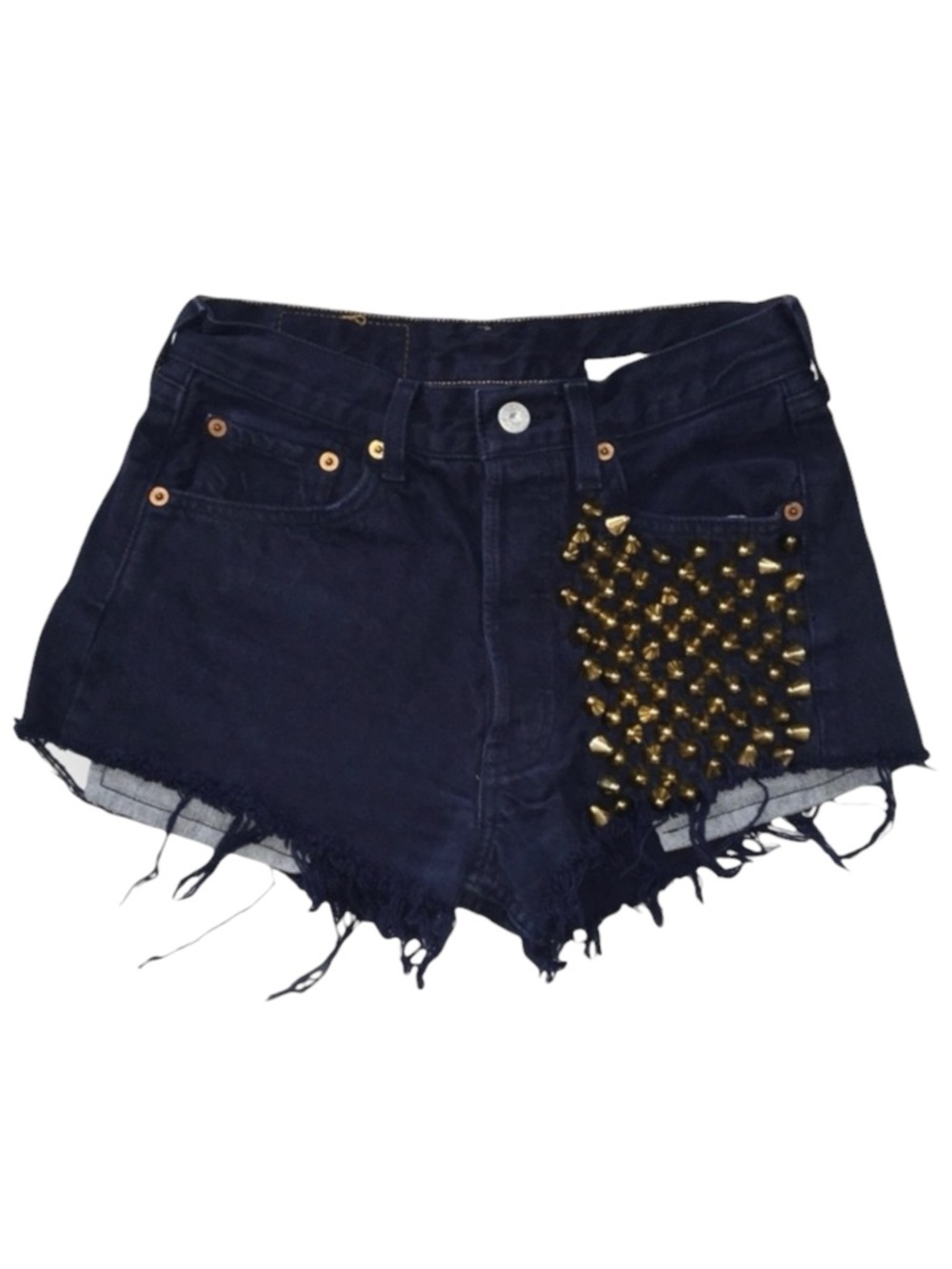 RP 4 LF ➢ Rihanna‘s Ragged Priest ➢ Levi's® Red Tab 501’s® ➢ Stud Cutoffs Shorts - Picture 4 of 16